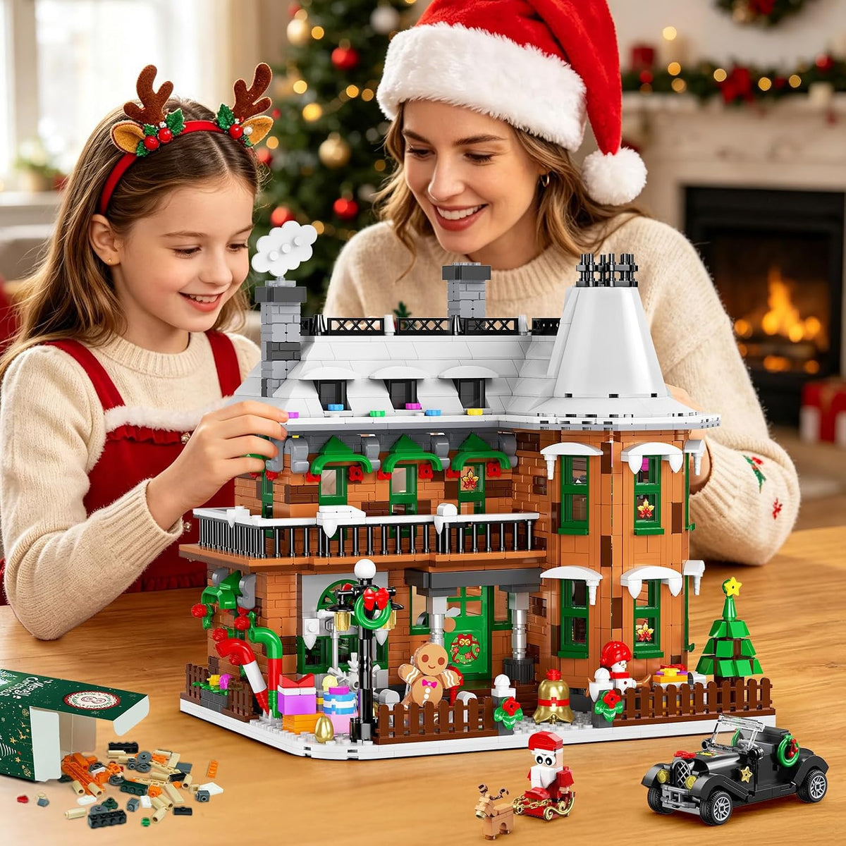 HOGOKIDS Calendario de Adviento 2026 Juegos de construcción de casa de