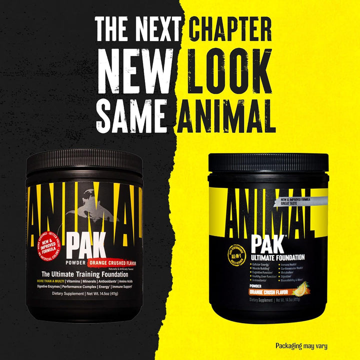 Animal Pak - Práctico polvo de vitamina y suplemento todo en uno, O...