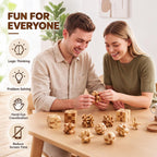 12 rompecabezas de madera para adultos, A-12 piezas