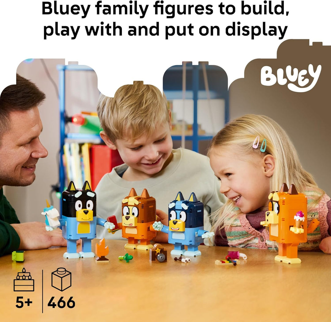 LEGO Bluey Brick-Built Bluey Family - Building Toy for Girls &amp;...