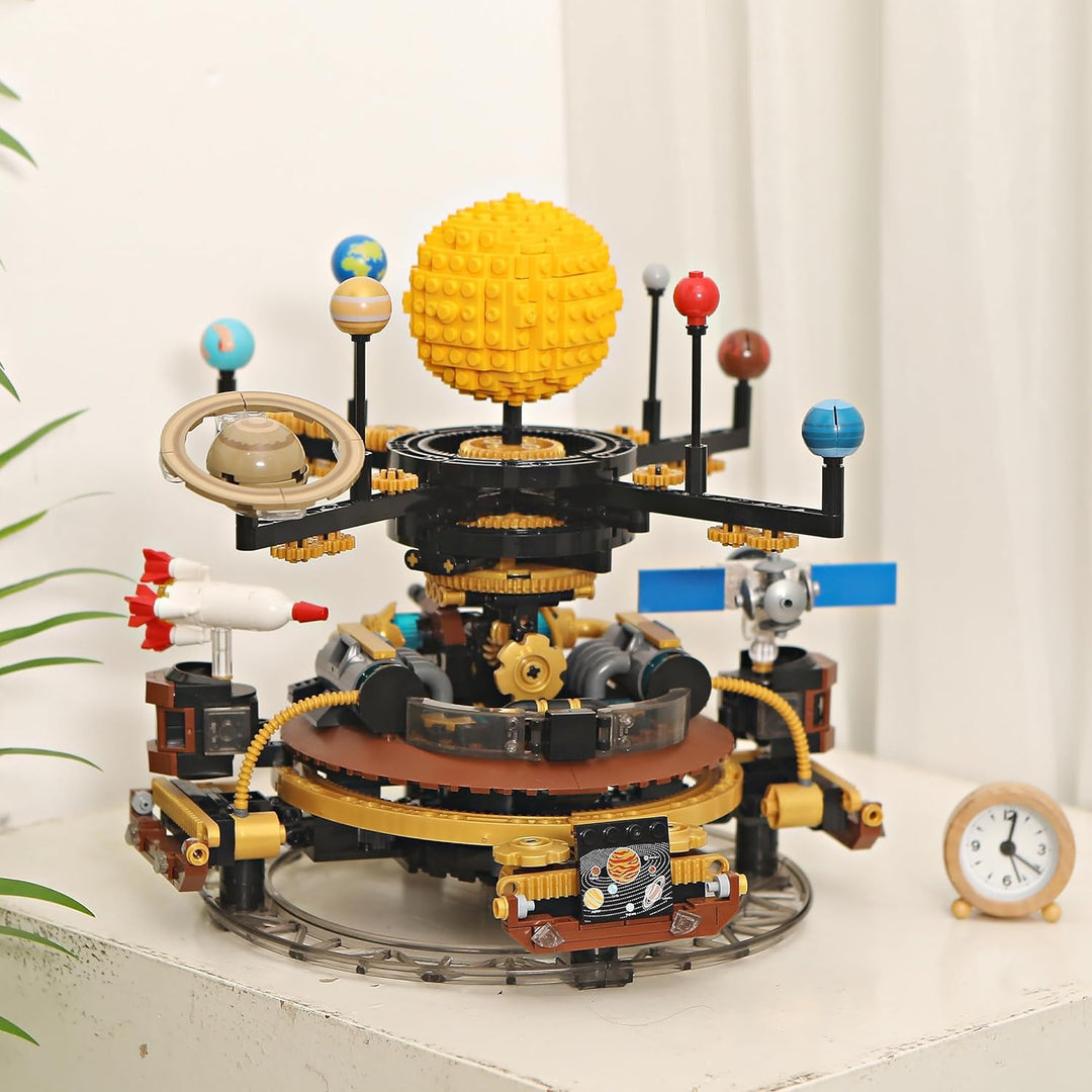 Juego de planetas de bloques de construcción del sistema