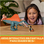 PAW Patrol Dino Movie Rise y Roll Dino Playset con 2 Figures