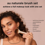 Real Techniques Juego de 9 brochas de maquillaje Au Naturale para s...