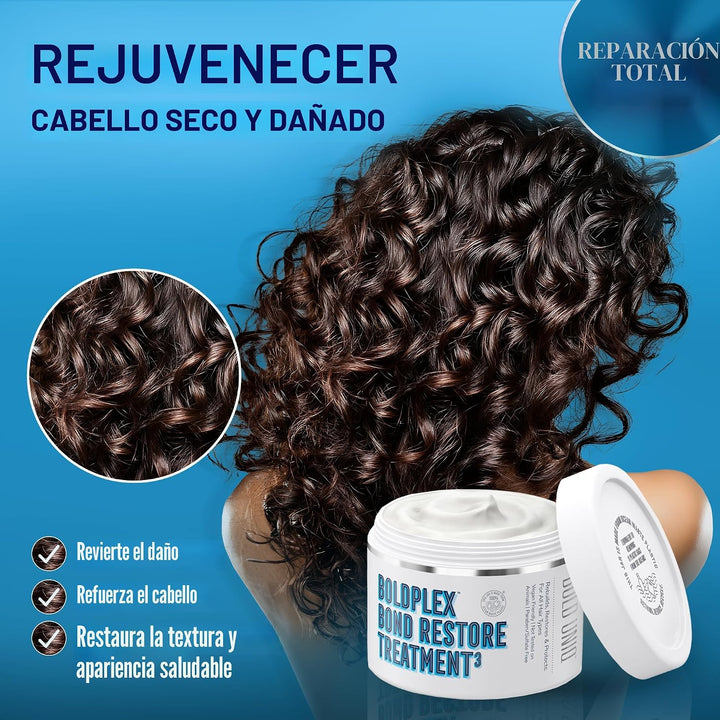 BOLD UNIQ BoldPlex Mascarilla para el cabello, acondicionador profu...