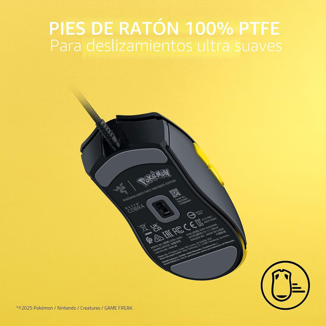 Ratón Razer Cobra con cable para juegos: 58g ultraligero - Interrup...