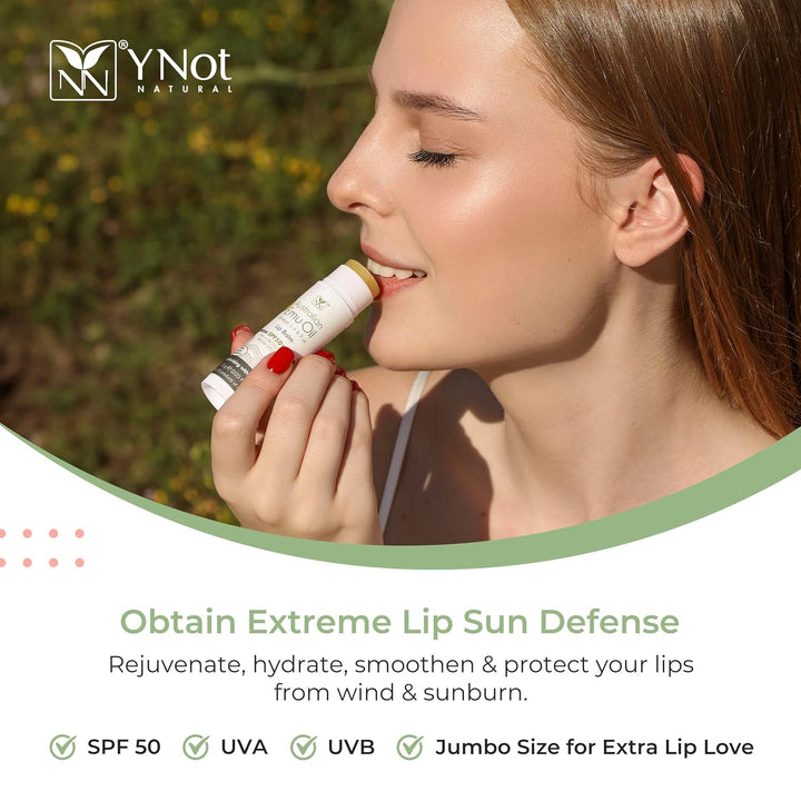 YNN Emu Oil - Bálsamo labial hidratante con protección solar extrem...