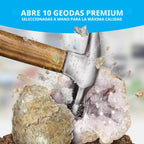 National Geographic Break Open 10 Premium Geodes para Kids Ages 8-12
