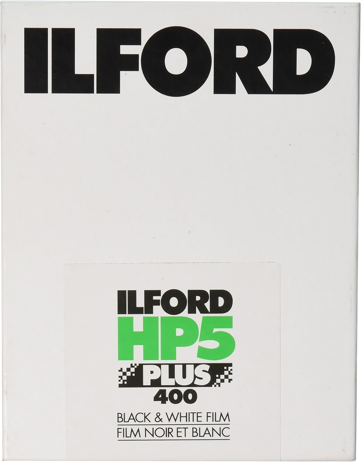 Ilford HP5 Plus 400 4 x 5 pulgadas 25 hojas, negro (1629172)
