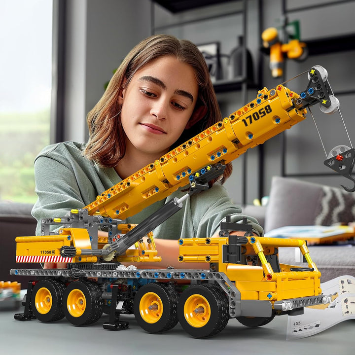 Mould King 17058 City Mobile Crane Truck - Juego de