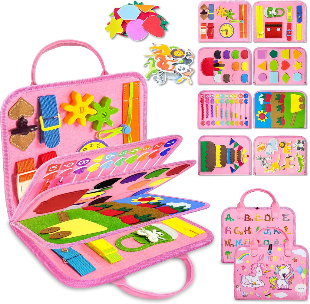 Tablero ocupado Montessori Juguetes para niñas pequeñas, regalo de