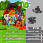 208 bloques magnéticos, cubos de construcción, juguetes de regalo