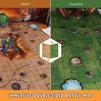 CZYY RPG Starter Set, Foldable Battle Mat, DM Screen, Game Tokens & Dice