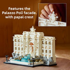 LEGO Architecture Fuente de Trevi Juego de Construcción - Modelo Coleccionable del Monumento Italiano para Exhibición para Adultos, 18+ - Regalo para Mujeres y Hombres - 21062