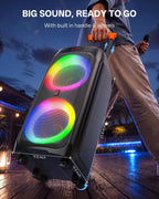 Máquina de karaoke para adultos, altavoz Bluetooth de 500 W con subwoofer