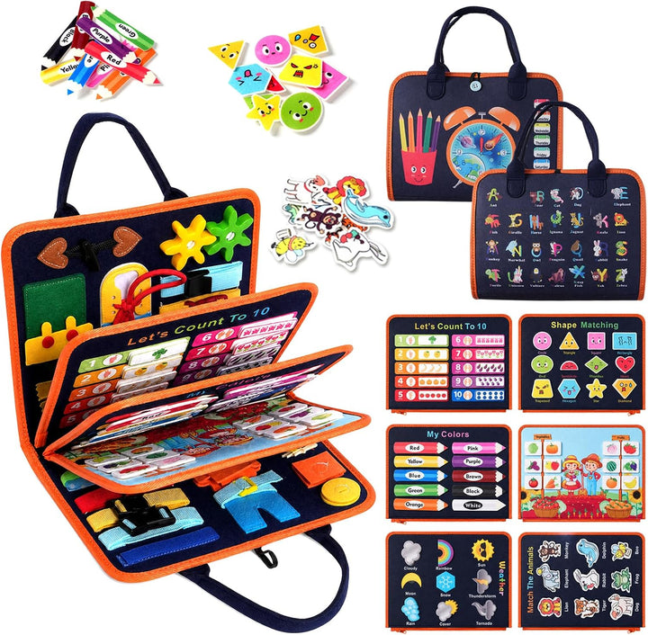 Tabla Ocupada de Juego Montessori para Niños Pequeños: Juguetes Mon...
