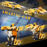 Dolanus Coche a control remoto: los autos robot transformables a co...