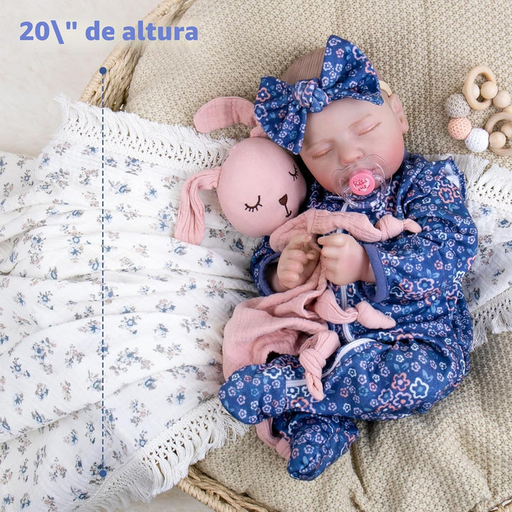 Aori Muñeca de Bebé Reborn con Peso de 20 Pulgadas - Hiperrealista...