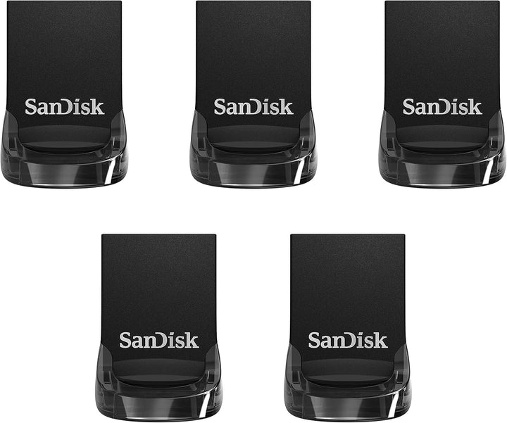 SanDisk SDCZ430-064G-B5CT Ultra Fit - Paquete de 5 unidades flash U...