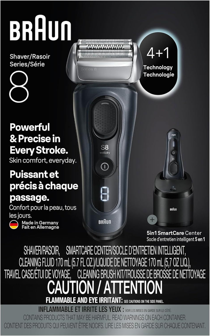 Braun Series 8 8560cc Maquinilla de afeitar eléctrica para hombre,...