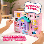 Little Live Pets - Juego de casa para cachorros, 15 mini cachorros coleccionables