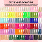Kit de 53 piezas de esmalte de uñas de gel con luz UV y kit de inic...