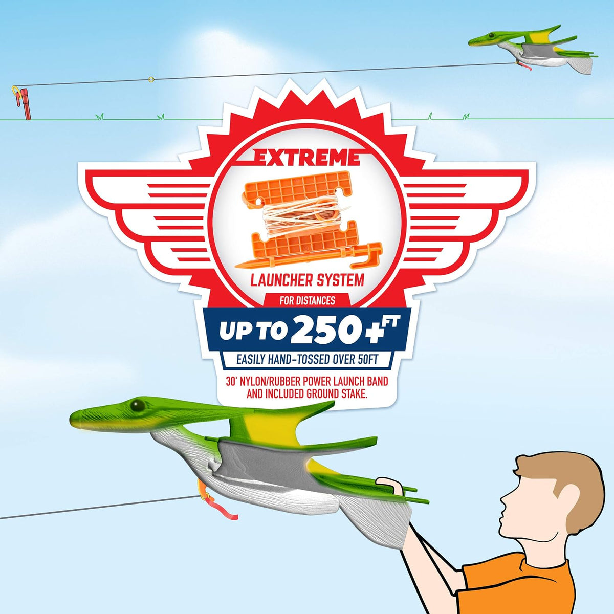 GEOGLIDE Terror - Kit planeador de pterodáctilo con envergadura de 33 pulgadas