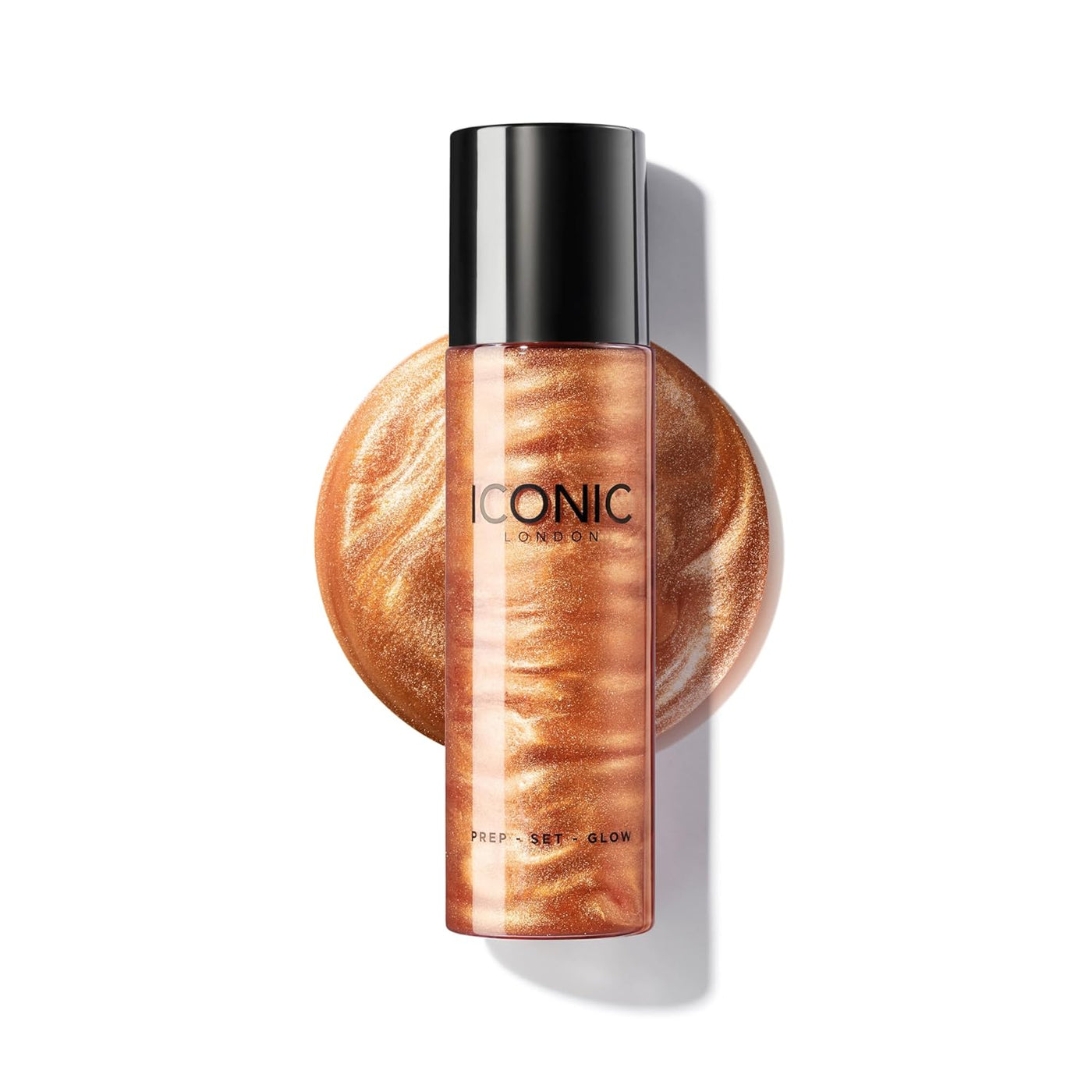 ICONIC LONDON Prep-Set-Glow | Hidratante + Fijador + Spray brillant...