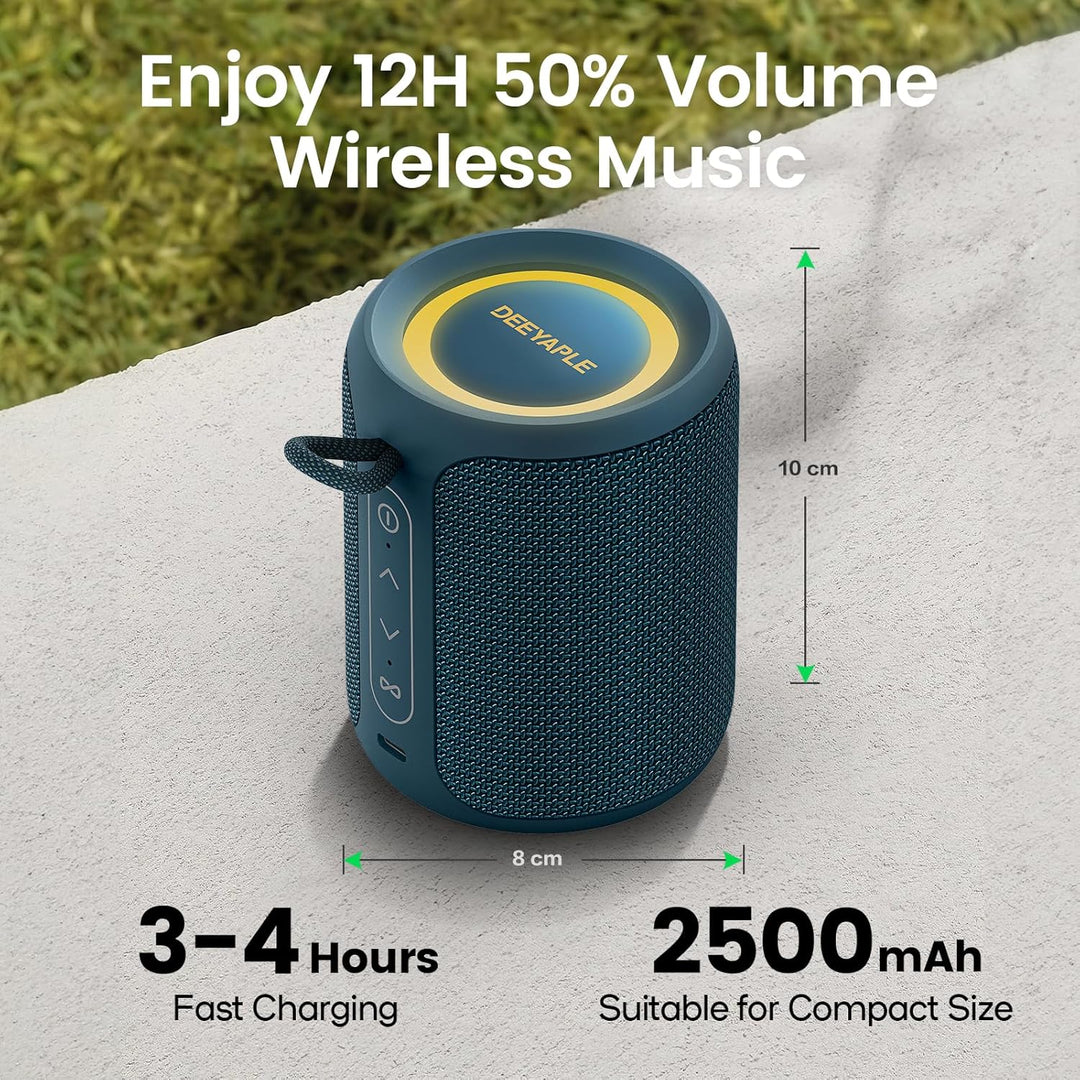 Altavoz Bluetooth inalámbrico, IP67 impermeable y a prueba de polvo...