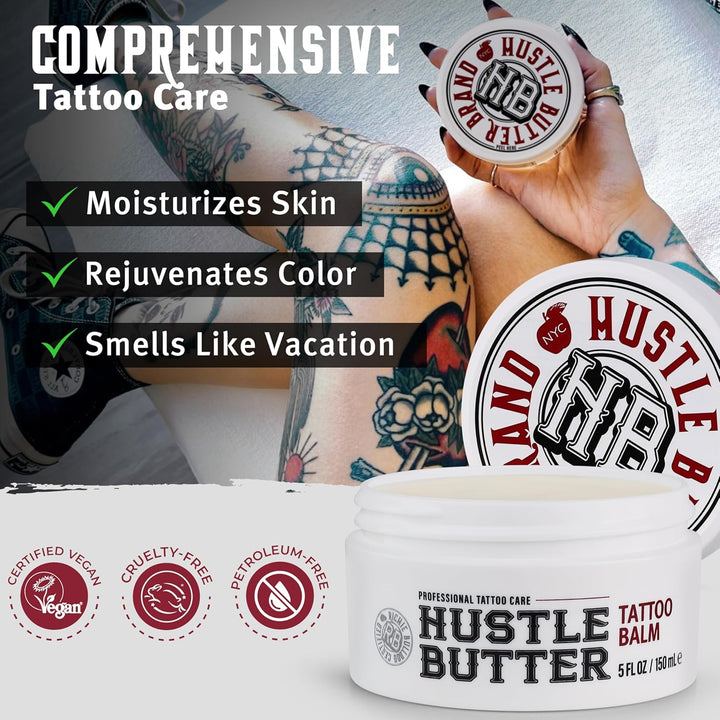 Hustle Butter Deluxe Mantequilla de tatuaje para antes, durante y d...