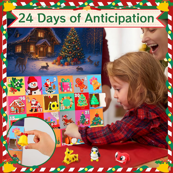 Calendario de Adviento con mini juguetes impresos en 3D