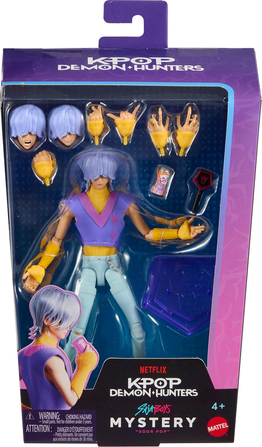 Mattel Kpop Demon Hunters Saja Boys - Figura de acción misteriosa