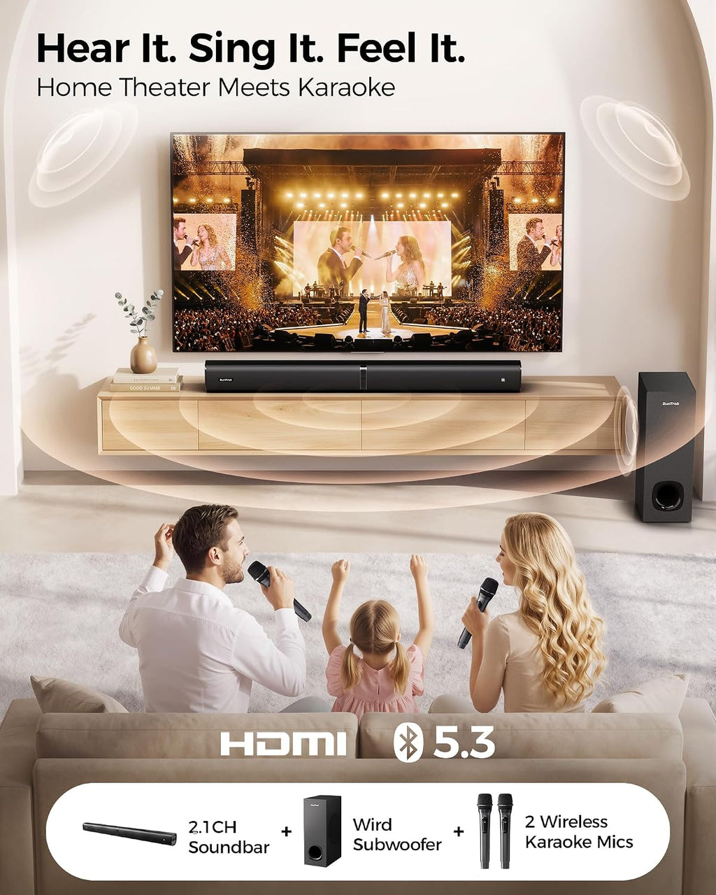 Altavoz de TV para cine en casa
