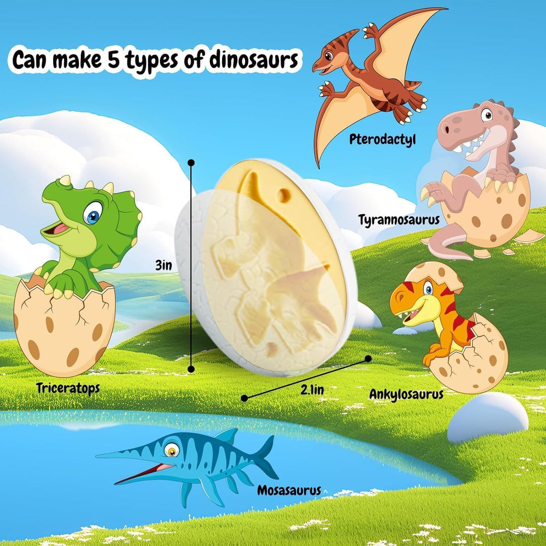 Juego de juguetes de dinosaurio para niños, 55 piezas de juguetes d...