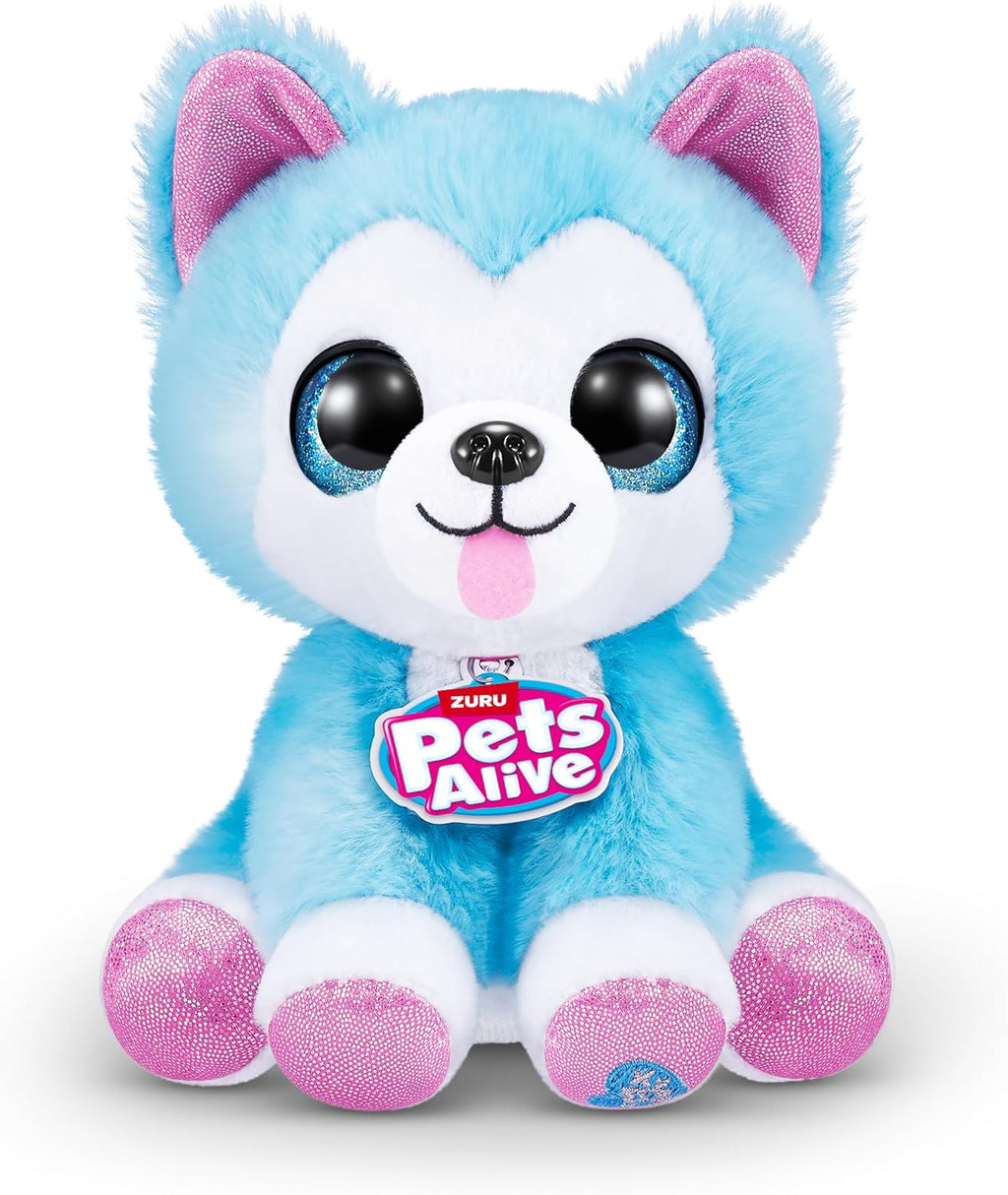 Pets Alive Pet Shop Surprise S3 Rescate de Cachorro (Perro Wole) de ZURU, Perro Sorpresa de Peluche, Peluche Ultra Suave, Sorpresas Compuestas en el Interior, Mascotas de Juguete Interactivas, Función