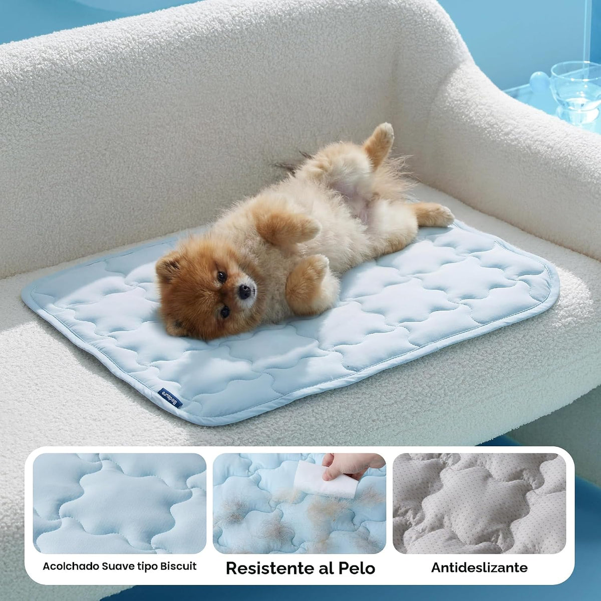 Bedsure ArcticMax™ Alfombrilla de enfriamiento para perros grandes