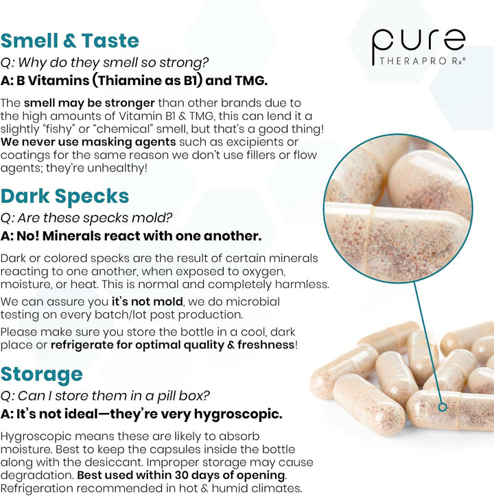Pure Therapro Rx Multivitamínico metilado para hombres y mujeres |...