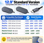 Cargador inalámbrico magnético para iPad Pro de 12.9 pulgadas (3ª/4ª/5ª/6ª) y iPad Air 13 (M3/M2) solamente, cargador de conector inteligente de carga rápida, para iPad