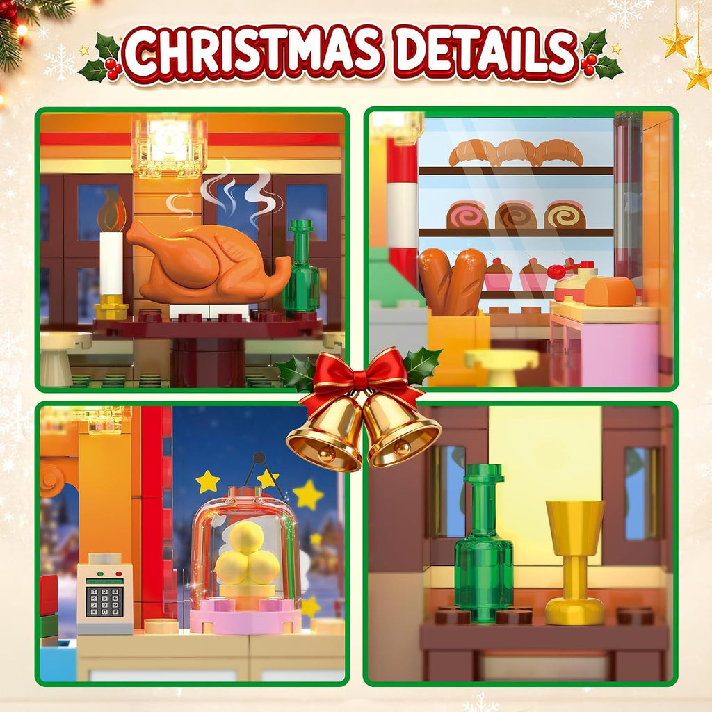 INSOON Calendario de Adviento 2026 Navidad Main Street Building Set con