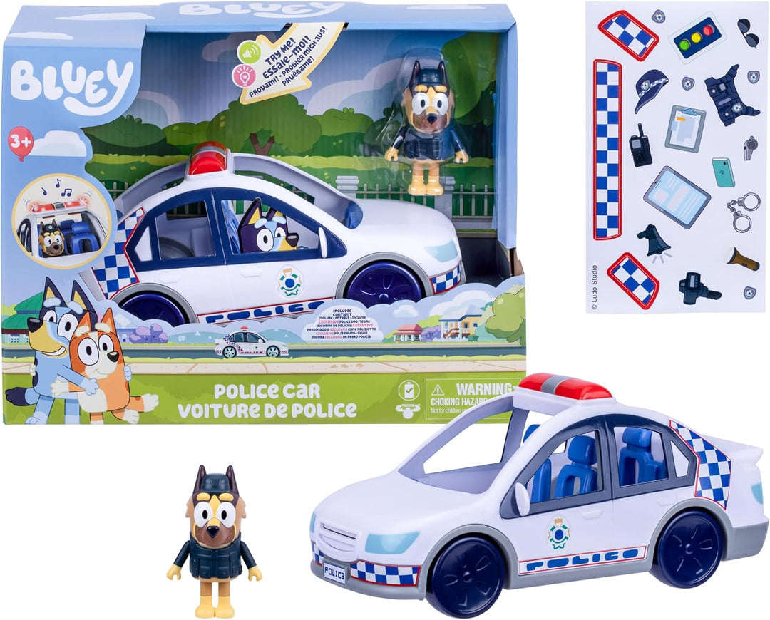 Bluey Police Car Vehicle from The Special Episode The Sign