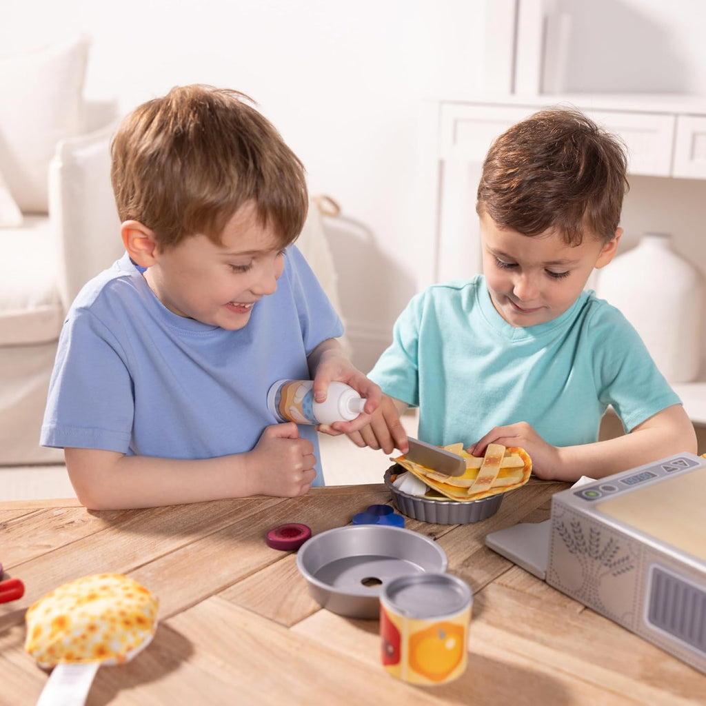Melissa & Doug - Juego de simulación de alimentos de madera