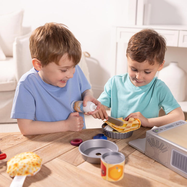 Melissa &amp; Doug - Juego de simulación de alimentos de madera par...