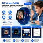 DXPICR Reloj inteligente 4G para niños con rastreador GPS, video y...