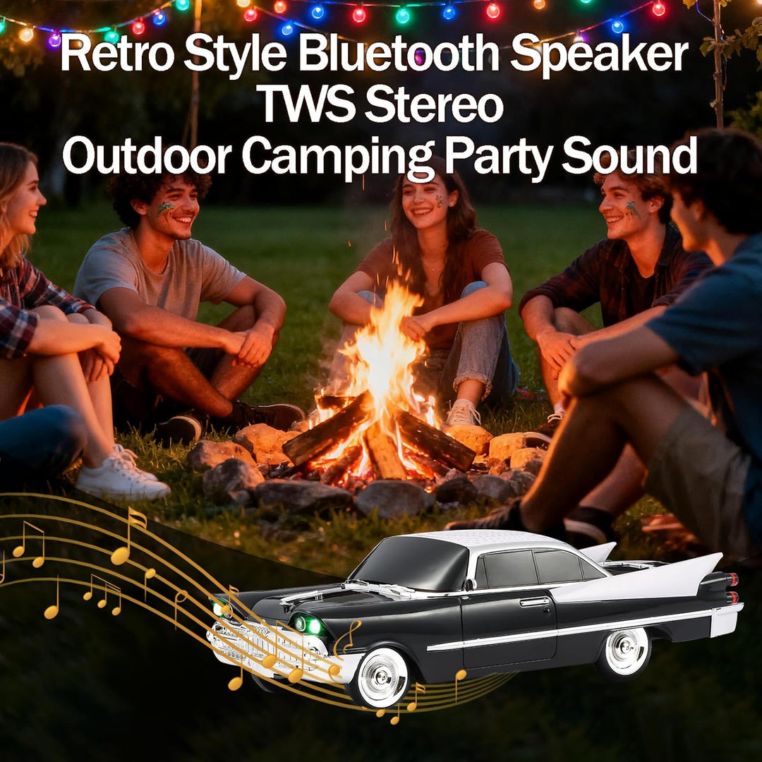 WSTER WS-1965 Replica Altavoz Bluetooth - Diseño retro de cohete de...