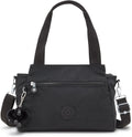 Kipling Elysia Bolso bandolera convertible sólido, Negro (Black Noir)