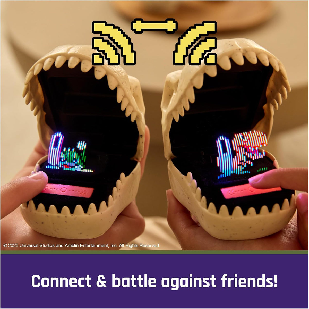 BITZEE Jurassic World - Juguete interactivo de fósiles y mascota digital, a