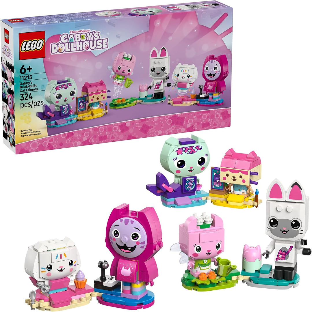 LEGO Gabby\u2019s Dollhouse Gabby\u2019s Gatos de Ladrillo Construi...