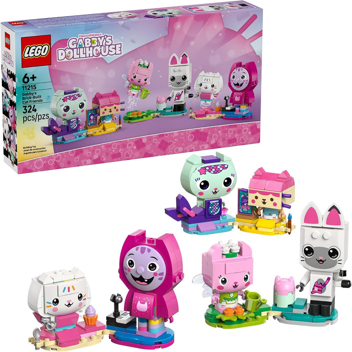 LEGO Gabby\u2019s Dollhouse Gabby\u2019s Gatos de Ladrillo Construi...