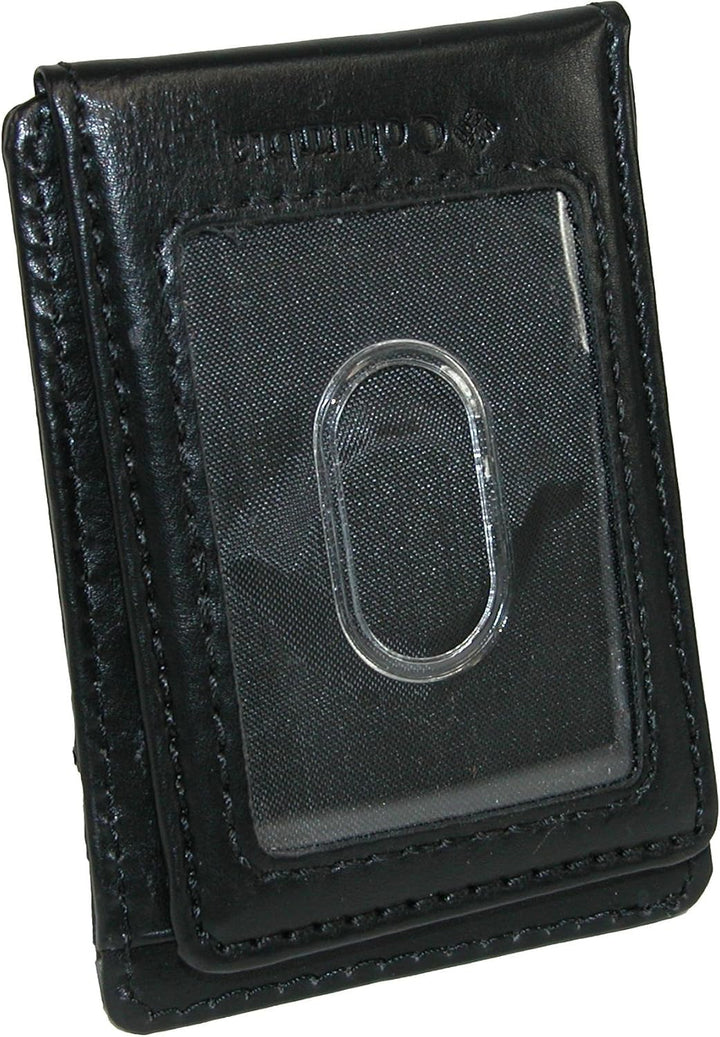 Columbia Billetera de cuero para hombre con bolsillo frontal y tarj...