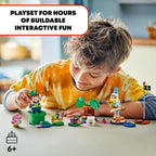 LEGO Super Mario Super Mario Adventures con juguete interactivo Luigi – Juguetes de construcción para niños, niños y niñas, a partir de 6 años – Idea de regalo de cumpleaños de Nintendo con 4 figuras