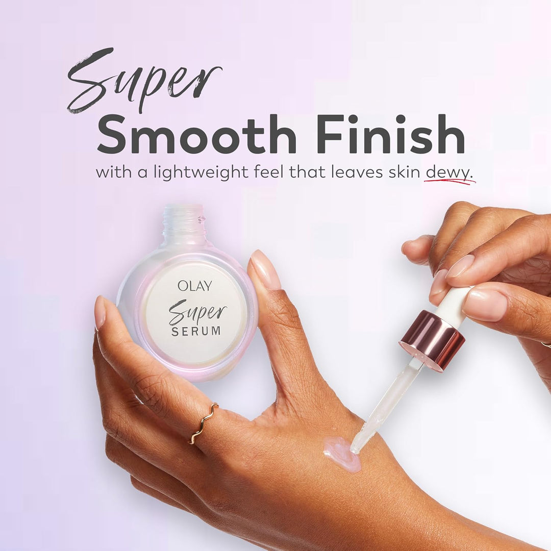 Olay Super Serum - Suero brillante para la cara, niacinamida activa...